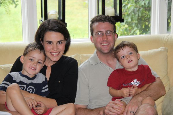 Sue, Rob, Aidan and Jack